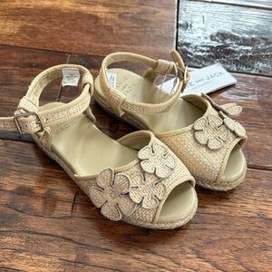 Janie and Jack Woven Sandals. NWT size 9 (Toddler)
